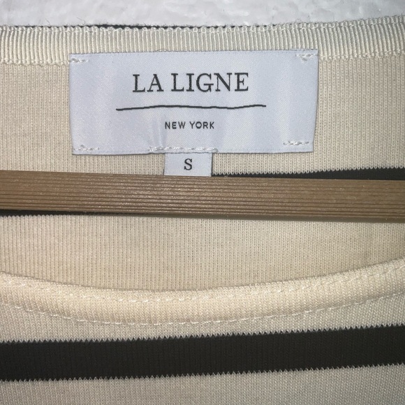 La Ligne Breton Navy Striped Long Sleeve Top - Picture 8 of 9